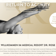 Website des Medical Resort Dr. Rose