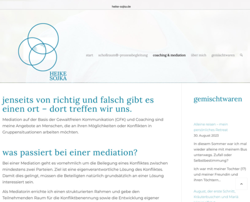 heike-sojka-4 Darstellung der Dienstleistungen Coaching und Mediation