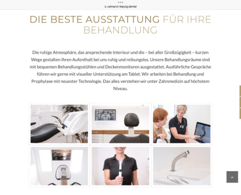 Ausstattung der Zahnarztpraxis Kuprian