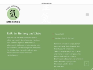 Erklärung: Was ist Reiki? Webseite von Reiki-Meisterin Katrin Irion