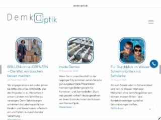 Blog Demko Optik Blog der Website des Leipziger Optiker Demko Optik